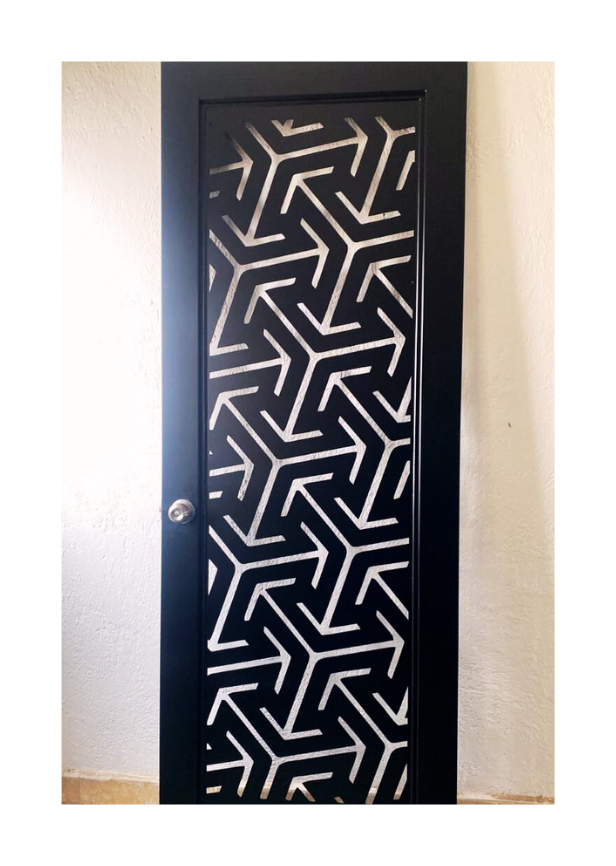 Puerta con celosía