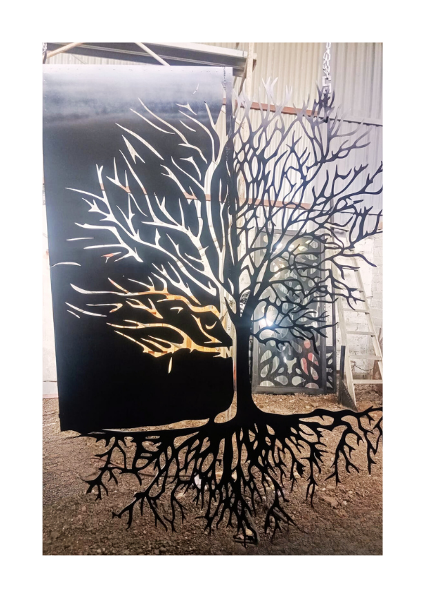 Árbol con celosía