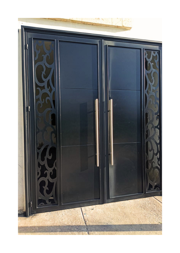 Puerta con celosía
