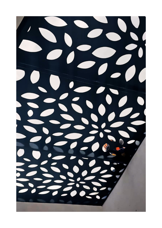 Pérgola con celosía