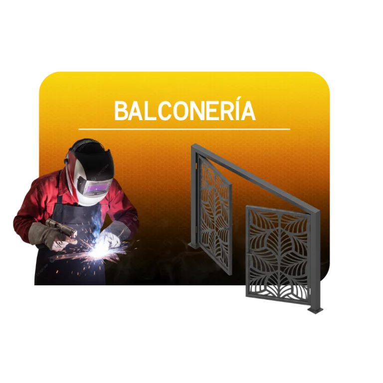 Balconería con paneles de celosía