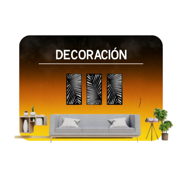 Decoración de interiores con cuadros de metal