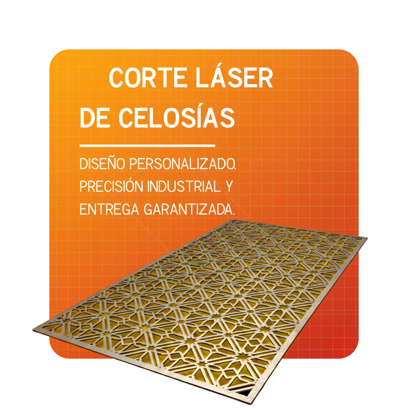 Celosías metálicas personalizadas