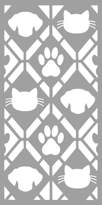 Celosía PERROS Y GATOS AMPLIO
