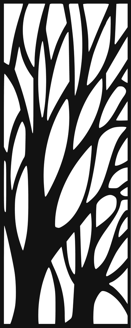 Celosía Arbol · Panel Metálico Decorativo de Corte Láser CNC en Acero Calibre 14, a la Medida para Fachada, Jardín y Barandal