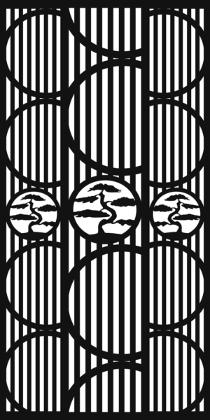 Celosía Armonia · Panel Metálico Decorativo de Corte Láser CNC en Acero Calibre 14, a la Medida para Fachada, Jardín y Barandal