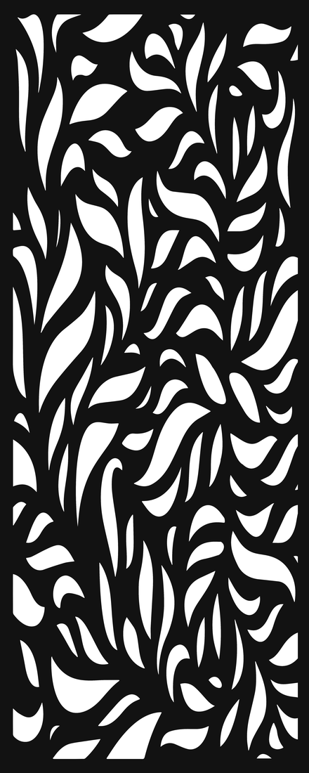 Celosía Botanico · Panel Metálico Decorativo de Corte Láser CNC en Acero Calibre 14, a la Medida para Fachada, Jardín y Barandal