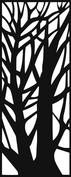 Celosía Espina · Panel Metálico Decorativo de Corte Láser CNC en Acero Calibre 14, a la Medida para Fachada, Jardín y Barandal