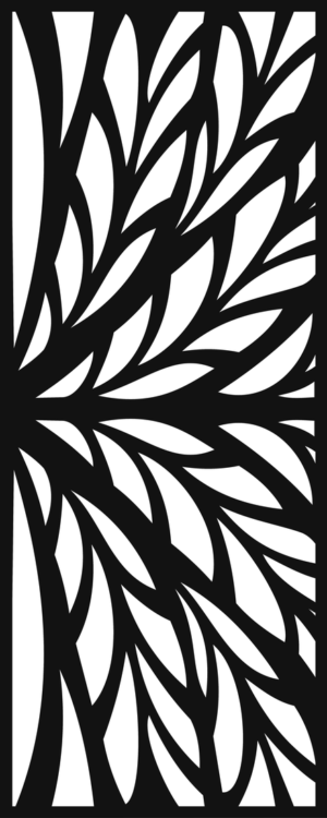Celosía Follaje · Panel Metálico Decorativo de Corte Láser CNC en Acero Calibre 14, a la Medida para Fachada, Jardín y Barandal