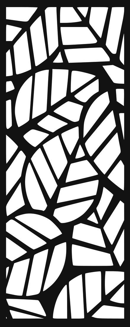 Celosía Hoja Redonda · Panel Metálico Decorativo de Corte Láser CNC en Acero Calibre 14, a la Medida para Fachada, Jardín y Barandal