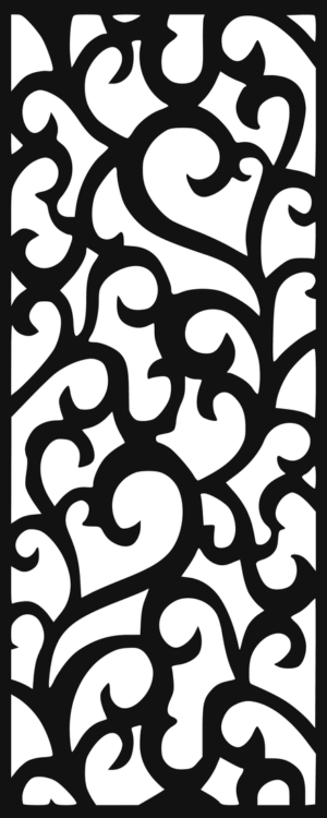 Celosía Jardin De Amor · Panel Metálico Decorativo de Corte Láser CNC en Acero Calibre 14, a la Medida para Fachada, Jardín y Barandal