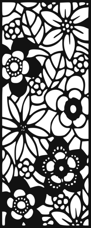 Celosía Jardin · Panel Metálico Decorativo de Corte Láser CNC en Acero Calibre 14, a la Medida para Fachada, Jardín y Barandal