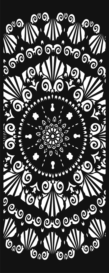 Celosía Karma · Panel Metálico Decorativo de Corte Láser CNC en Acero Calibre 14, a la Medida para Fachada, Jardín y Barandal