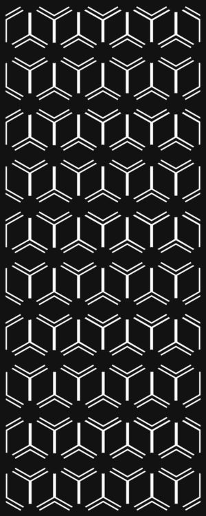 Celosía Malla Dinamica · Panel Metálico Decorativo de Corte Láser CNC en Acero Calibre 14, a la Medida para Fachada, Jardín y Barandal