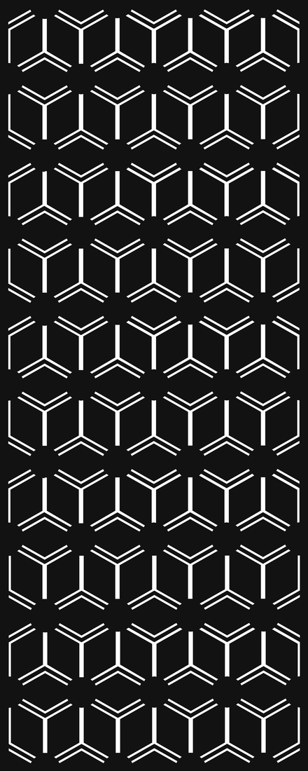 Celosía Malla Dinamica · Panel Metálico Decorativo de Corte Láser CNC en Acero Calibre 14, a la Medida para Fachada, Jardín y Barandal