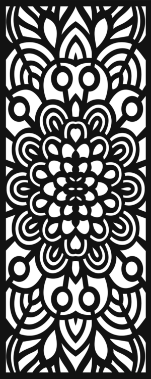 Celosía Mandala1 · Panel Metálico Decorativo de Corte Láser CNC en Acero Calibre 14, a la Medida para Fachada, Jardín y Barandal