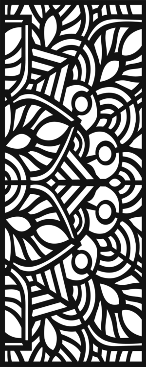 Celosía Mandala2 · Panel Metálico Decorativo de Corte Láser CNC en Acero Calibre 14, a la Medida para Fachada, Jardín y Barandal