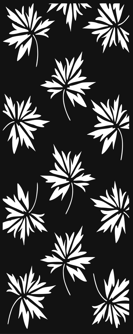 Celosía Maple · Panel Metálico Decorativo de Corte Láser CNC en Acero Calibre 14, a la Medida para Fachada, Jardín y Barandal