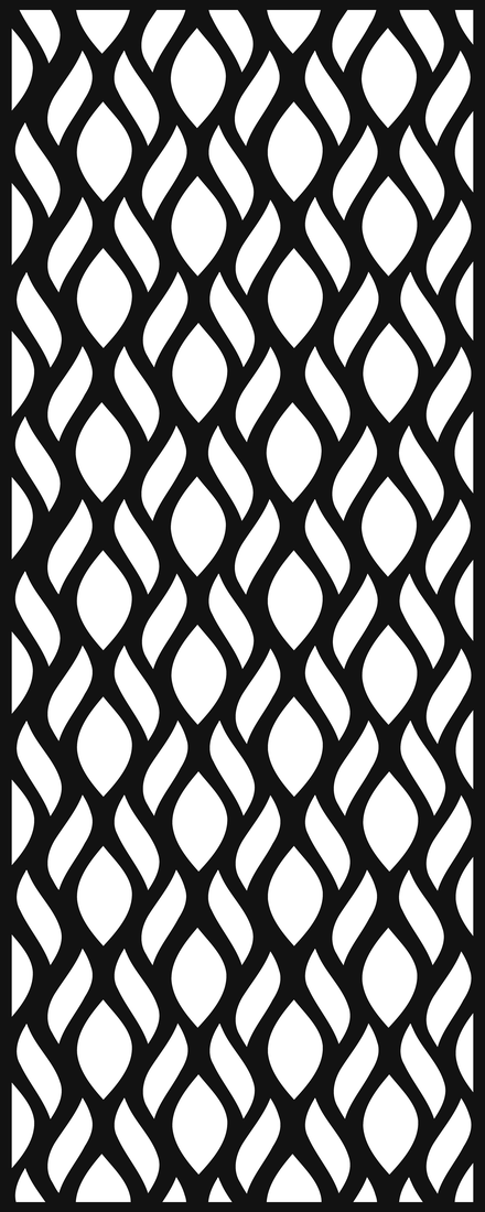 Celosía Mediterraneo · Panel Metálico Decorativo de Corte Láser CNC en Acero Calibre 14, a la Medida para Fachada, Jardín y Barandal