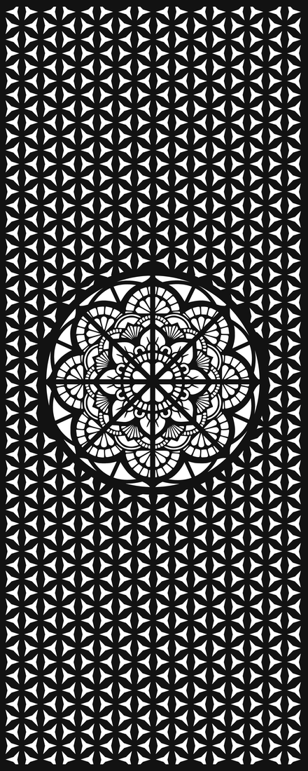 Celosía Nucleo · Panel Metálico Decorativo de Corte Láser CNC en Acero Calibre 14, a la Medida para Fachada, Jardín y Barandal