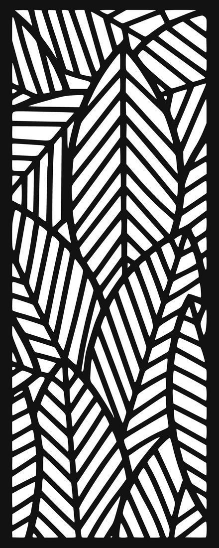 Celosía Selva · Panel Metálico Decorativo de Corte Láser CNC en Acero Calibre 14, a la Medida para Fachada, Jardín y Barandal